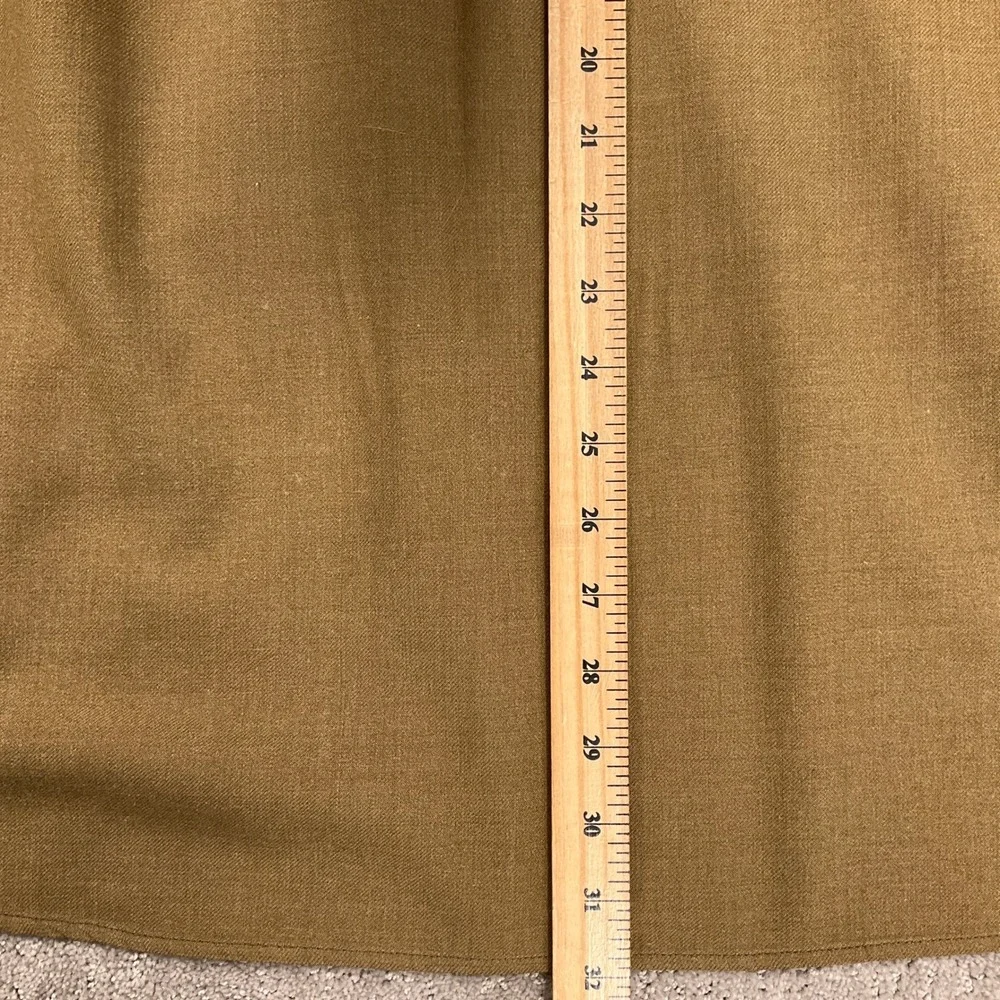 US Military Field Shirt Men 15x33 Khaki WWII Techinician 5th Grade First Service